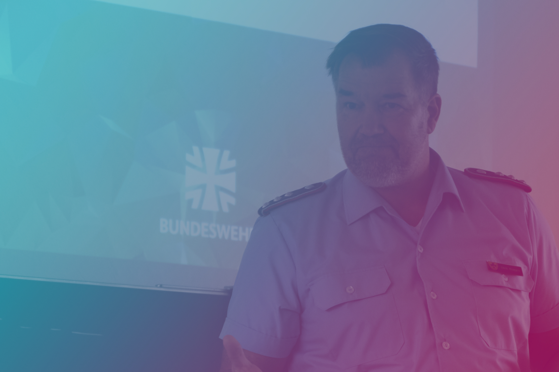 Vortrag des Jugendoffiziers der Bundeswehr Dirk Klages